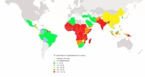 карта малярии
